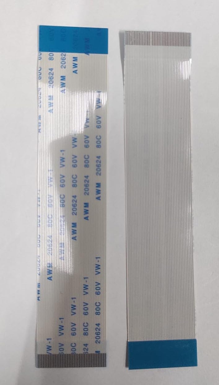 DLEIN 40 Pin 0.5 mm Pitch B-Type Reverse Side pin(10CM4-INCH) Length flat flexible FFC FPC LVDS Ribbon Wire Flat Cable for Module Camera digital camcorders laptops LCD TVs LCD monitors etc(1Pcs) - Image 1