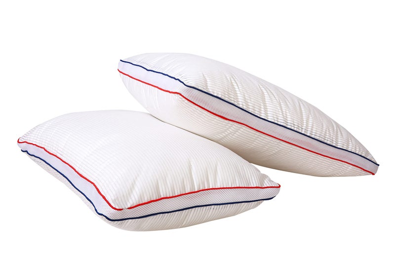 PAPAYA PAPAYA Certified Hollow Microfiber Sleeping Pillow Set of 2 (White, 17X27 Inches) 6 Months Warranty  - Image 3