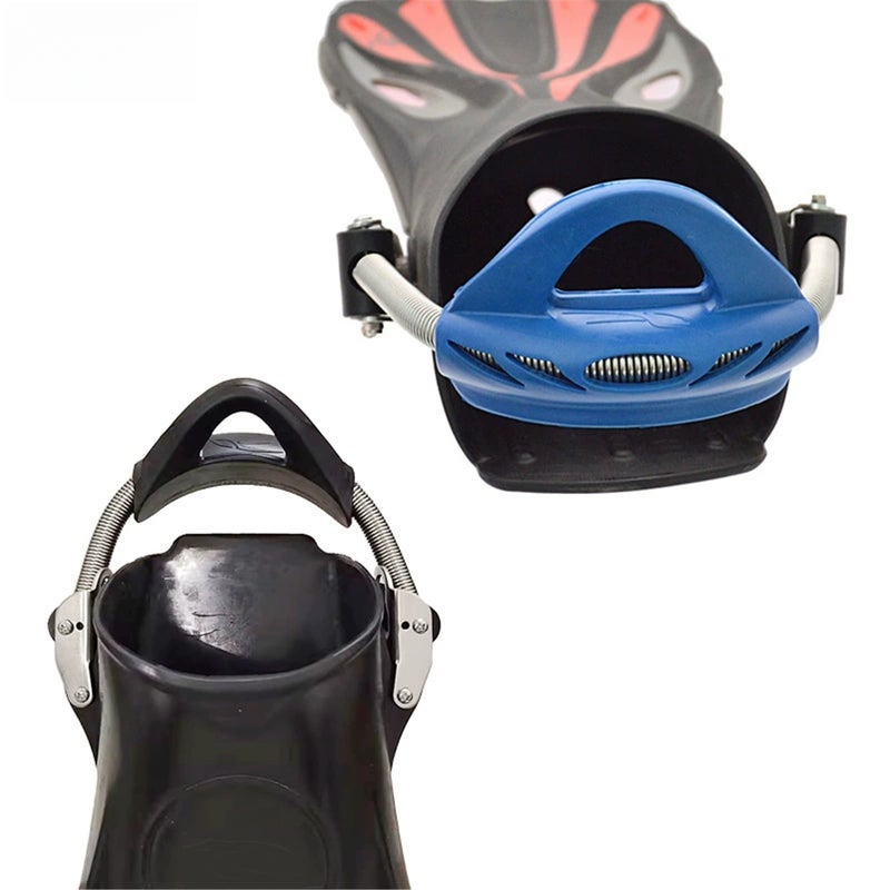 Fins Strap Dual-Use Stainless Steel Fins Strap Open-Heel Spring Heel Strap Compatible with Jet Fin Four-Line OMS Retaining Strap - Image 5