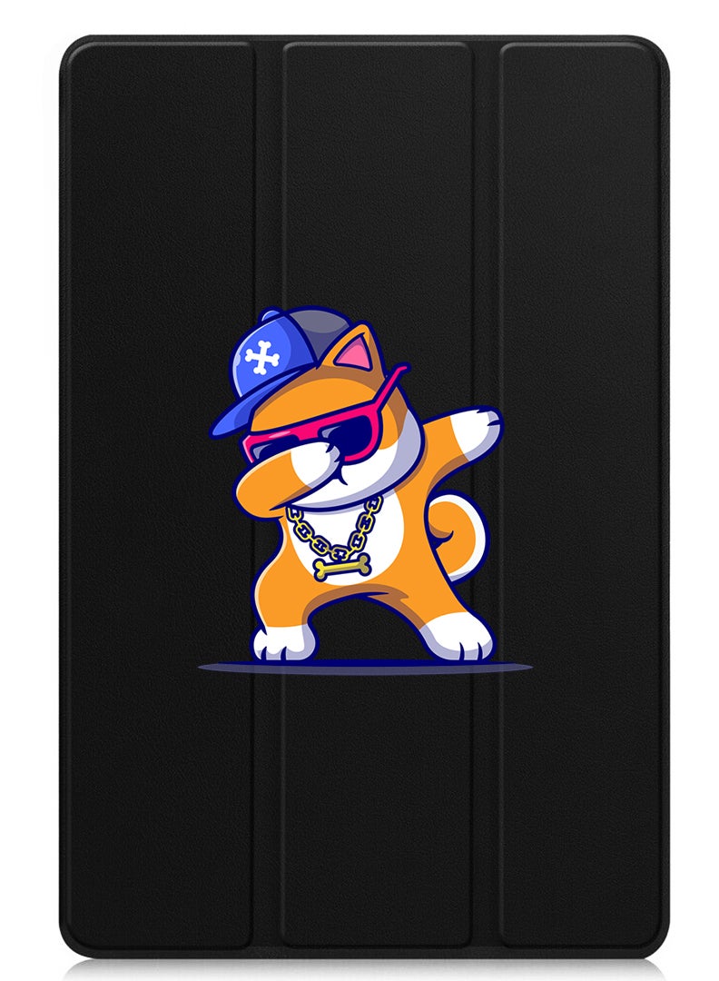 Theodor Protective Flip Case For Xiaomi Pad 7 & Xiaomi Pad 7 Pro With Trifold Stand Auto Wake Sleep Shockproof Cover - Dog Dab - Image 1