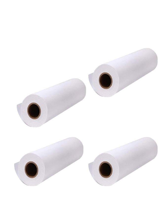 Kalon 80 GSM A1 White Paper Roll (60cm x 50m) – Continuous Art Paper for Kids & Students, Ideal for Drawing, Painting, Crafts & Classroom Activities Pack of 4 - Image 1