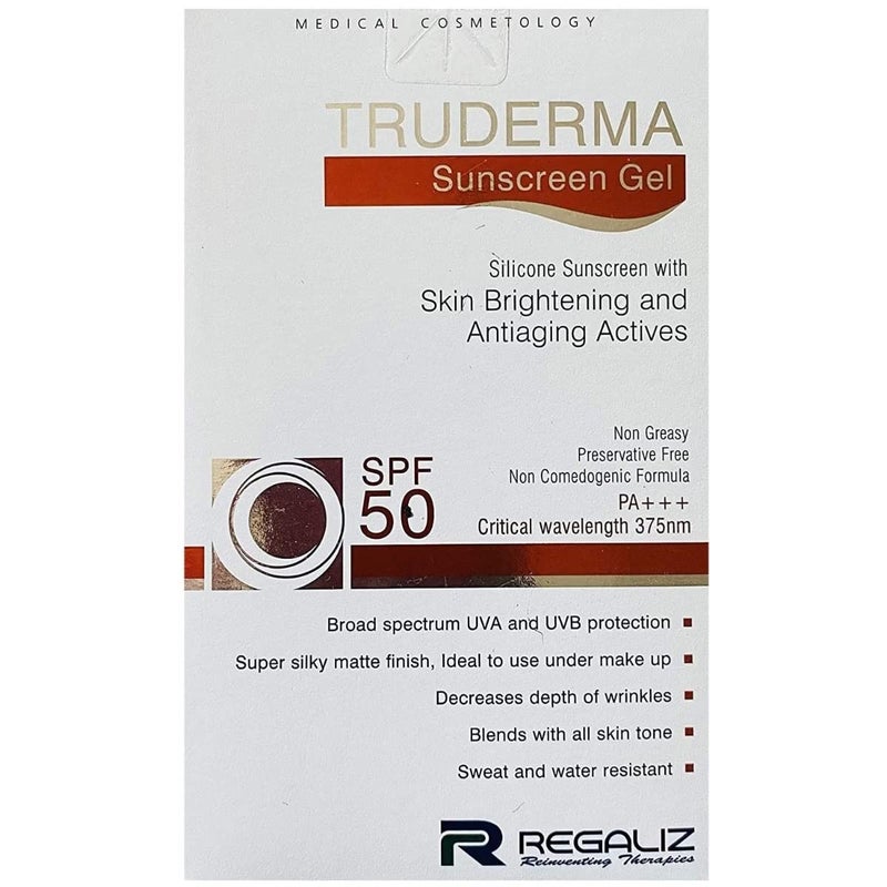 جل واقي الشمس TRUDERMA SPF 50 أنبوب 50 جرام
