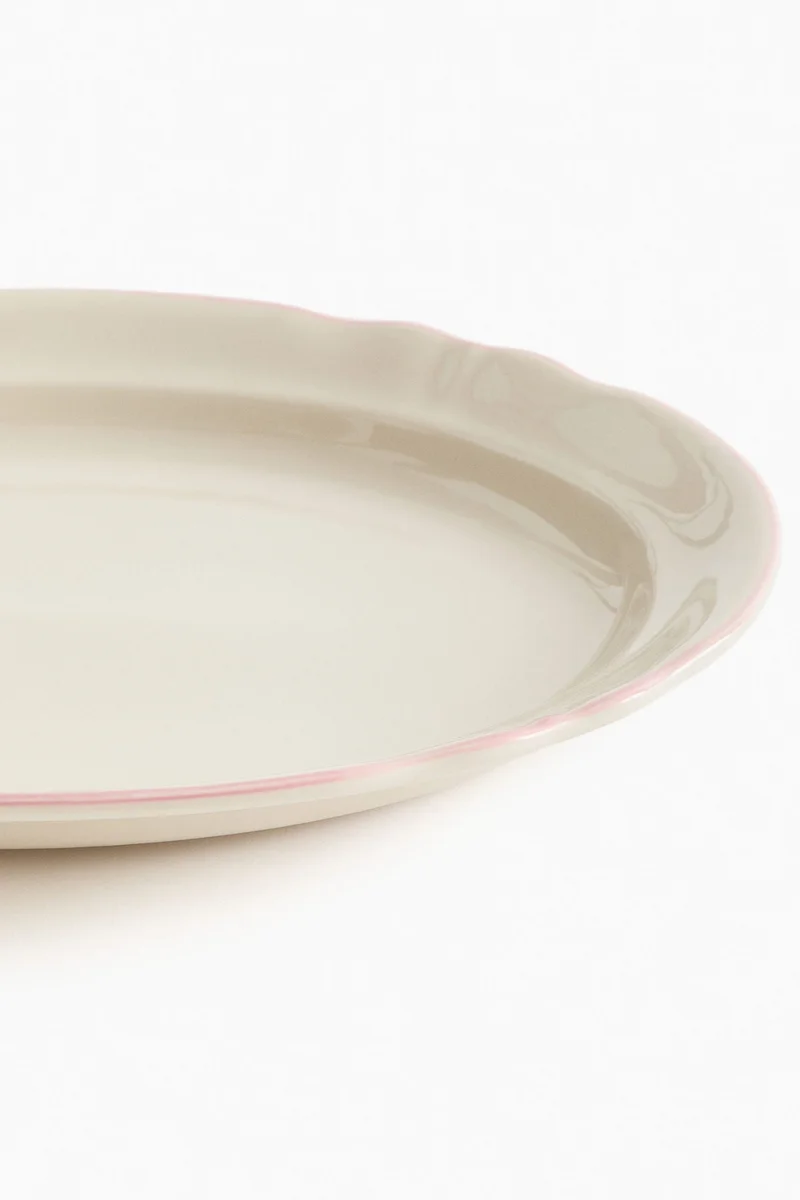 H&M Stoneware serving plate