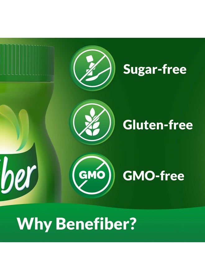 Benefiber - Daily Prebiotic Dietary Fiber Supplement Powder For Digestive Health 100% Natural Clear And Taste Free 38 Servings / 5.4 Ounces - Image 1