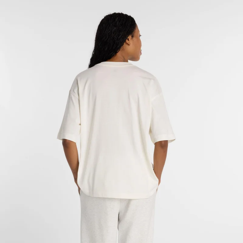 New Balance Sea Salt Visibly Loved Oversized T-Shirt for Women | Best Price UAE