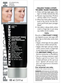 PETER THOMAS ROTH Instant Firmx Temporary Face Tightener, Firm and Smooth the Look of Fine Lines, Deep Wrinkles and Pores, 100 ml / 3.4 fl oz  - Image 2