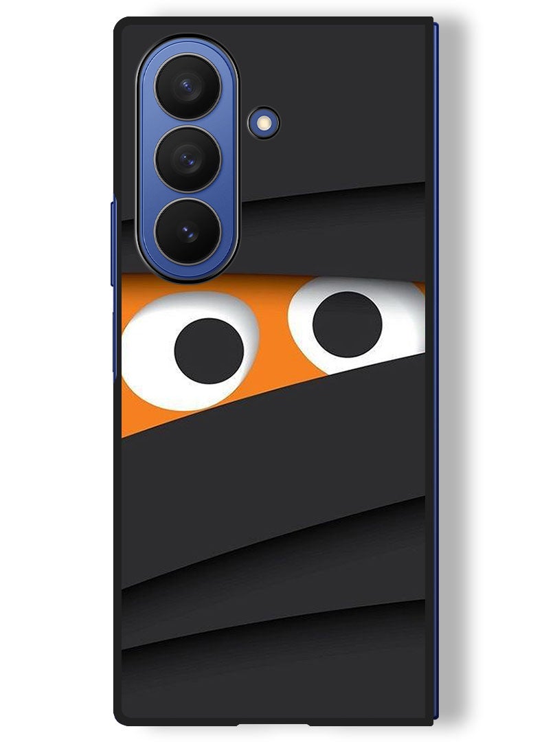 Theodor Case Compatible with Samsung Galaxy Z Fold 7 - 8 Inch Protection Shockproof Bumper Cover Two Eyes Appearing - Image 1