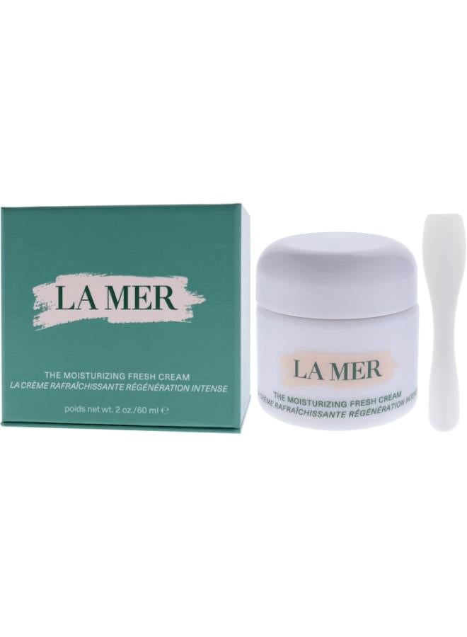 La Mer The Moisturizing Fresh Cream 60ml | Feather-Light Anti-Aging Moisturizer with Miracle Broth™ | Oil-Control Hydrating Face Cream for Oily & Combination Skin | Firms & Renews Youthful Bounce - Image 4