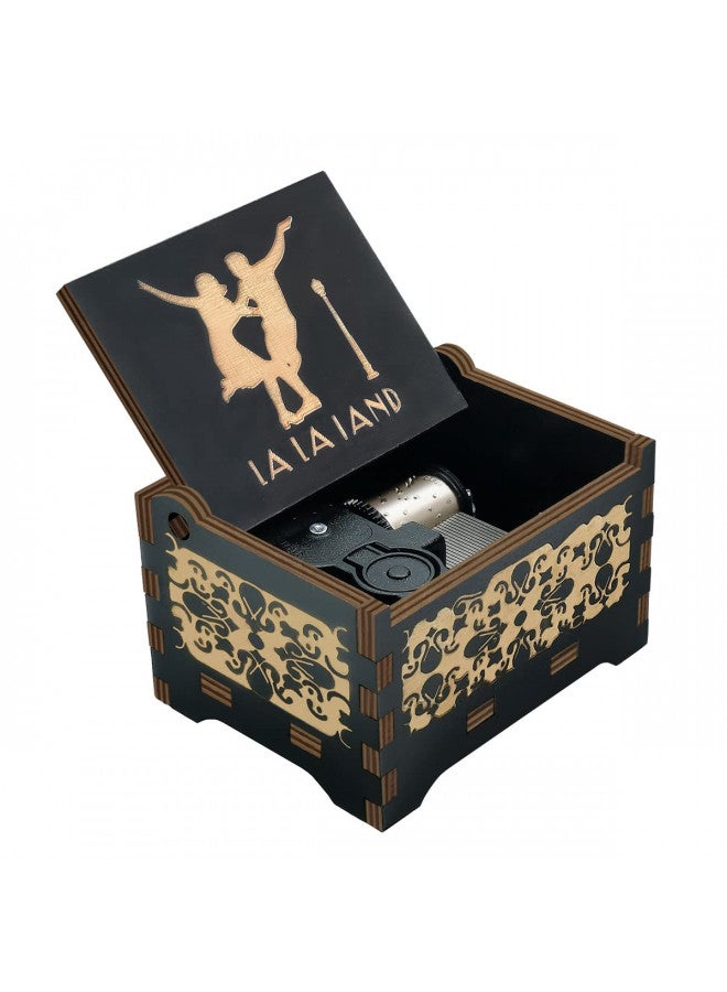 Sooharic Sooharic La La Land Music Box Wind Up, 18 Note Mechanism Antique Carved Music Box (La La Land)  - Image 2