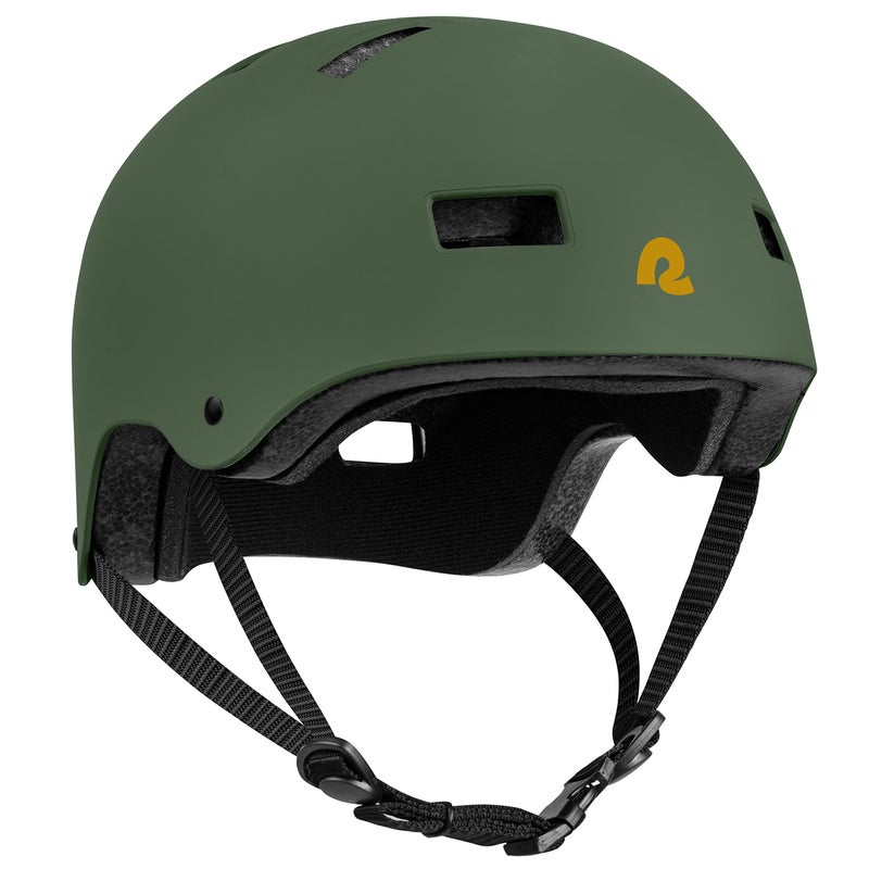 Retrospec Dakota Bicycle / Skateboard Helmet for Adults - Commuter, Bike, Skate, Scooter, Longboard & Incline Skating - Highly Protective & Premium Ventilation- Large -Matte Forest - Image 1