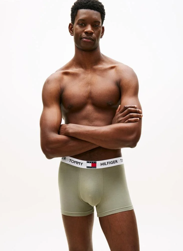 TOMMY HILFIGER  3-Pack Heritage Logo Waistband Trunks for Men | Best Price UAE