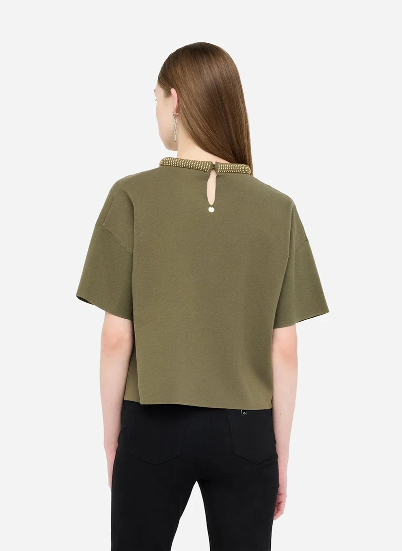 Liu Jo Jumper with bold collar