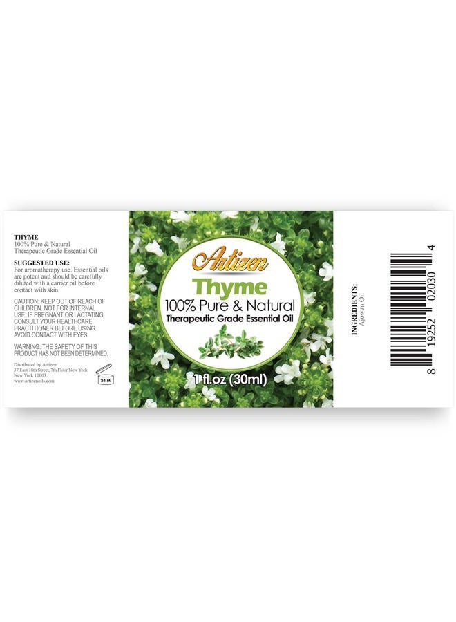 Artizen 30ml Oils - Thyme Essential Oil - 1 Fluid Ounce - Image 2