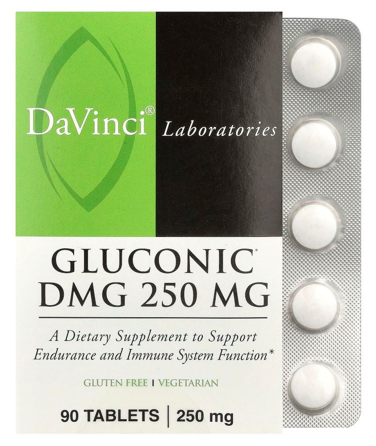DaVinci Laboratories Gluconic DMG  250 mg  90 Tablets