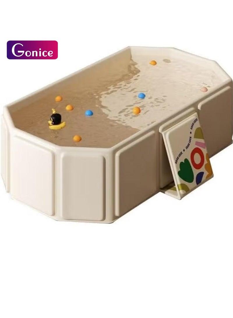 جونيس حوض استحمام الطفل,حوض استحمام الطفل المحمول,سريع ينبثق حوض استحمام غير قابل للنفخ توفير المساحة,حوض استحمام دائم للأطفال الرضع والطفل الصغير من عمر 0 ~ 8 سنوات - Image 1