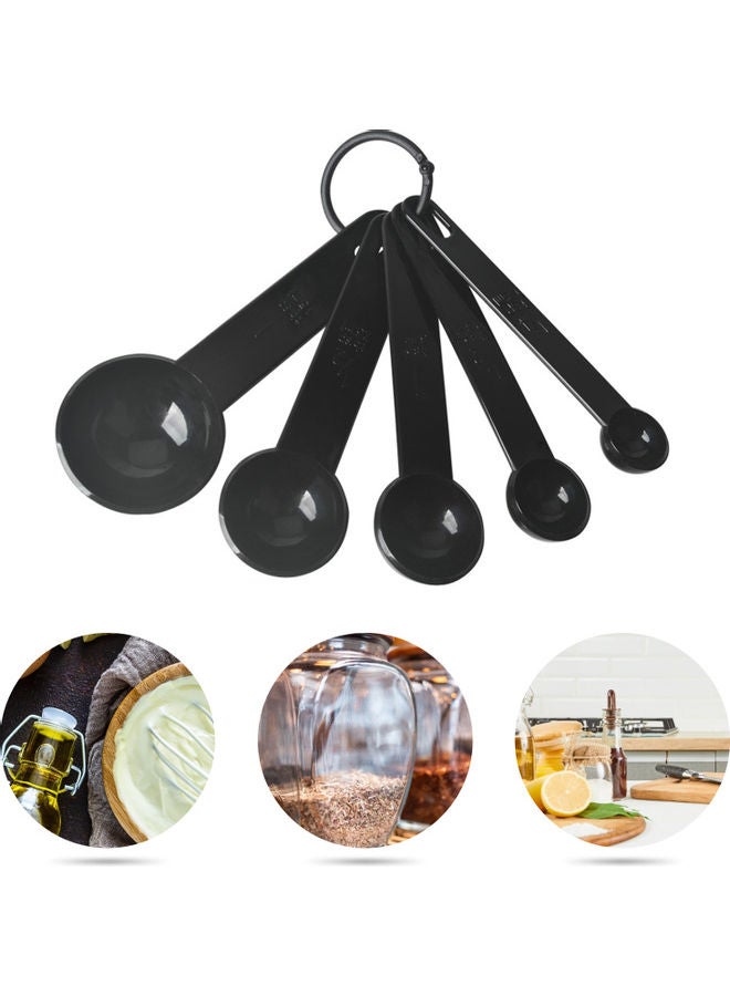 NIBEMINENT Portable Lightweight Convenient Measuring Spoon Black - Image 3