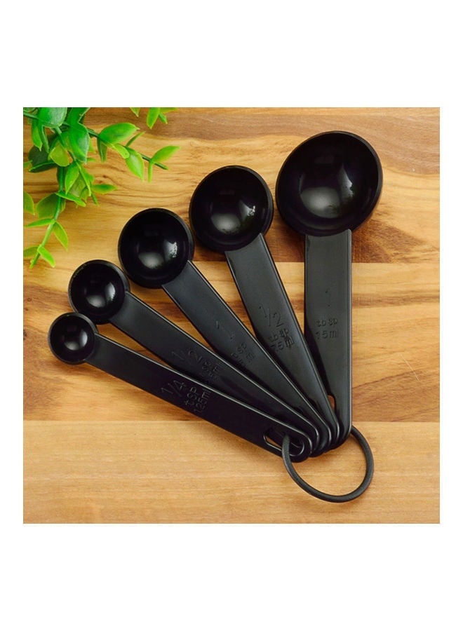 NIBEMINENT Portable Lightweight Convenient Measuring Spoon Black - Image 2