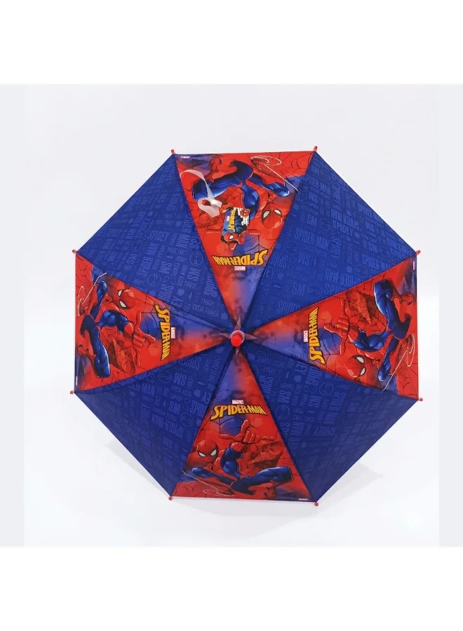 Marvel Marvel Spider-Man Kids Umbrella - Lightweight Rain Gear for Boys with Easy Grip J-Handle