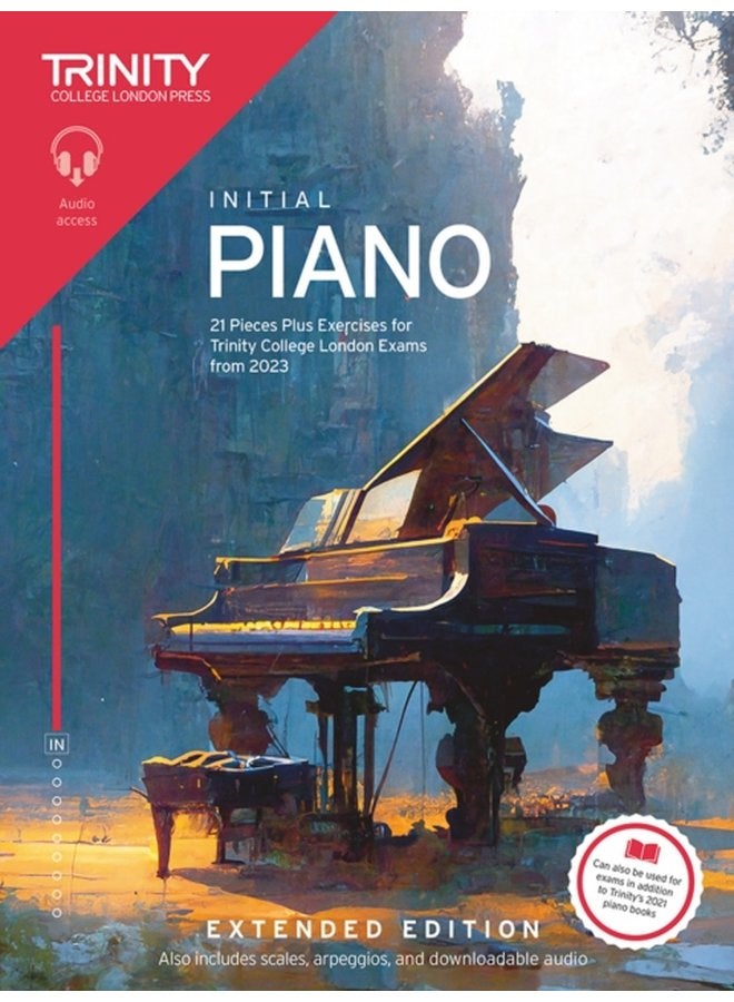 Trinity College London Piano Exam Pieces Plus Exercises from 2023 Initial Extended Edition - Paperback