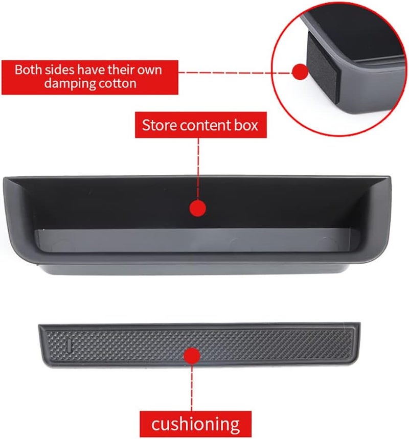 Car Passenger Side Storage Box Organizer Tray for Mercedes-Benz G Class W464 G500 G550 G63 AMG (ABS Plastic) - Image 4