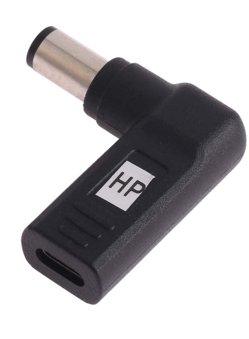 Terabyte محول موصل أنثوي USB-C / Type-C إلى قابس ذكر بزاوية 7.4 × 5.0 مم لأجهزة لابتوب HP - Image 1