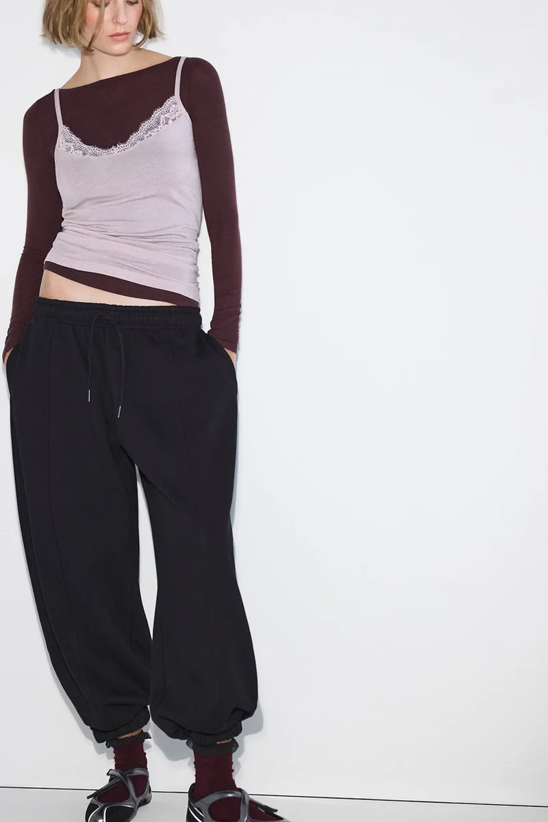 Penti PENTI Stitch Detail Brushed Balloon Cut Sweatpants