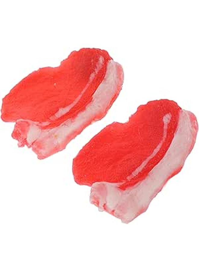 Realistic Artificial Pork Model Food Props 2pcs Set For Display Decoration - Image 1