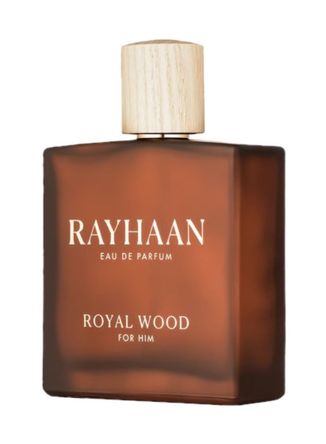 RAYHAAN Royal Wood Eau De Parfum – Luxury Fragrance for Men | Long-Lasting Scent with Patchouli, Pineapple, and Amber Notes – 100ml - Image 1