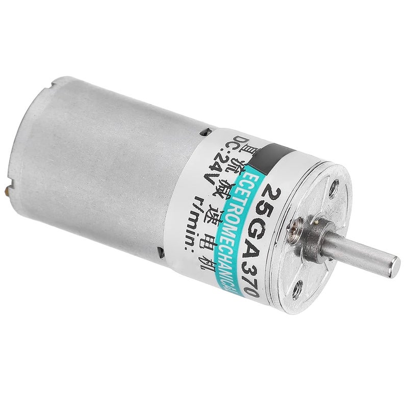 XD25GA370 محرك تروس 24 فولت تيار مستمر 300 دورة في الدقيقة سرعة منخفضة CW CCW مغناطيس دائم قوس حامل تحكم رياضي - Image 3