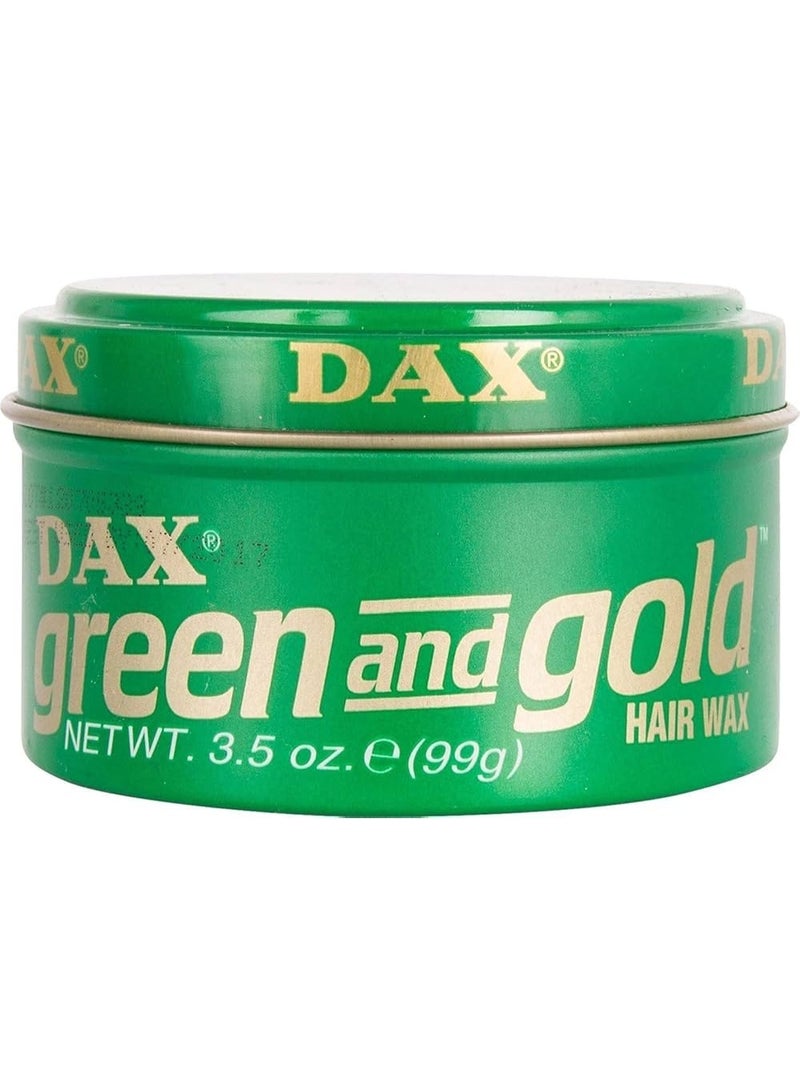Dax Green and Gold Hair Wax, 99G - Image 2