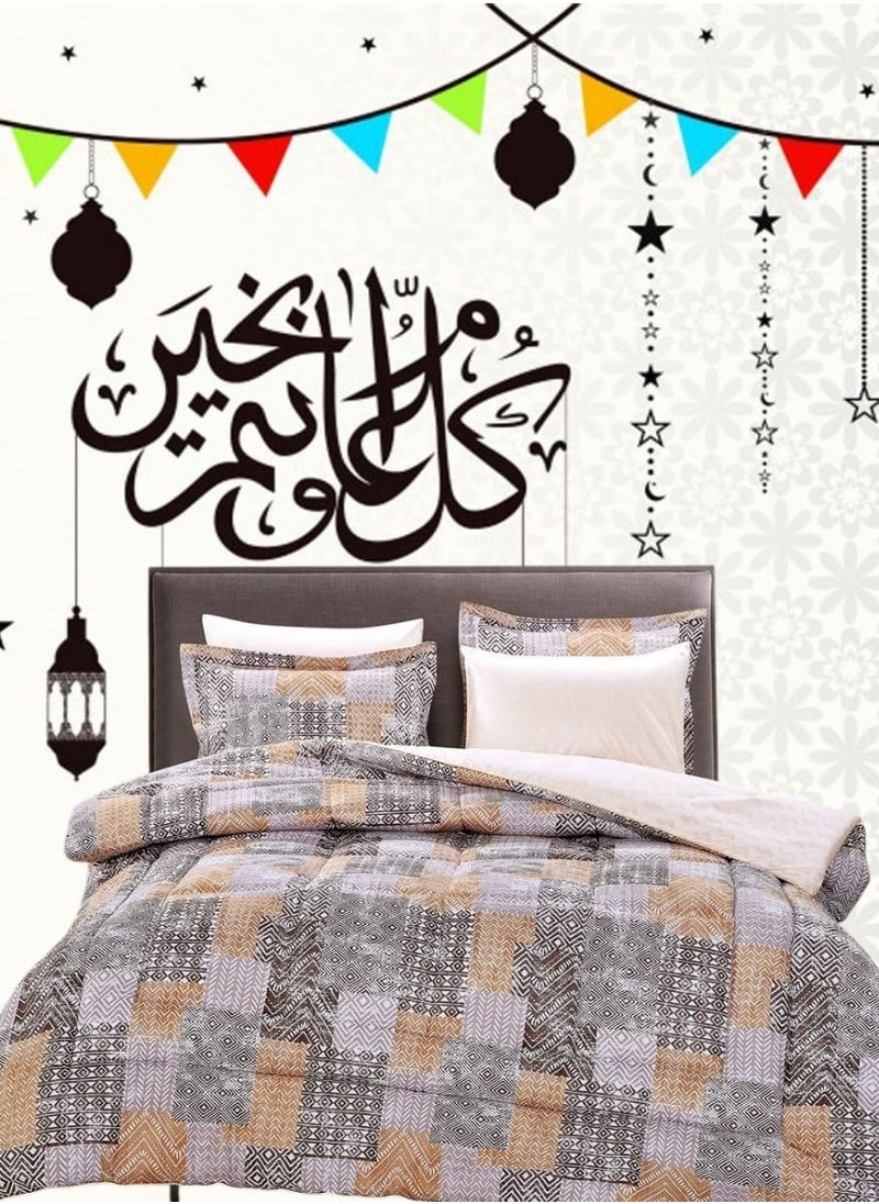Generic - Golden comforter set consisting of 4 pieces S07 - Image 1