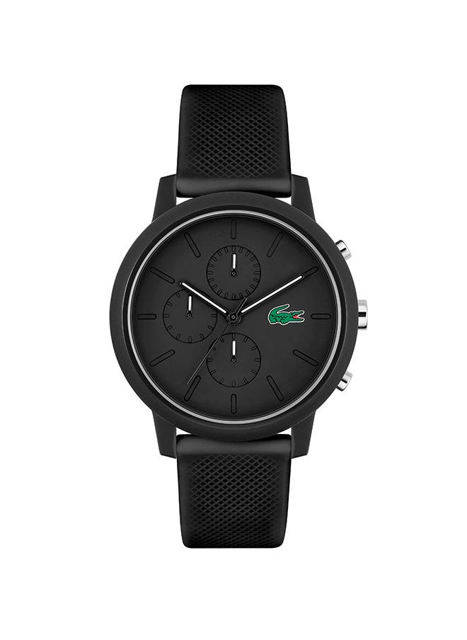 LACOSTE - Men's Chronograph Round Shape Silicone Wrist Watch 2011243 - 43 Mm - Image 1