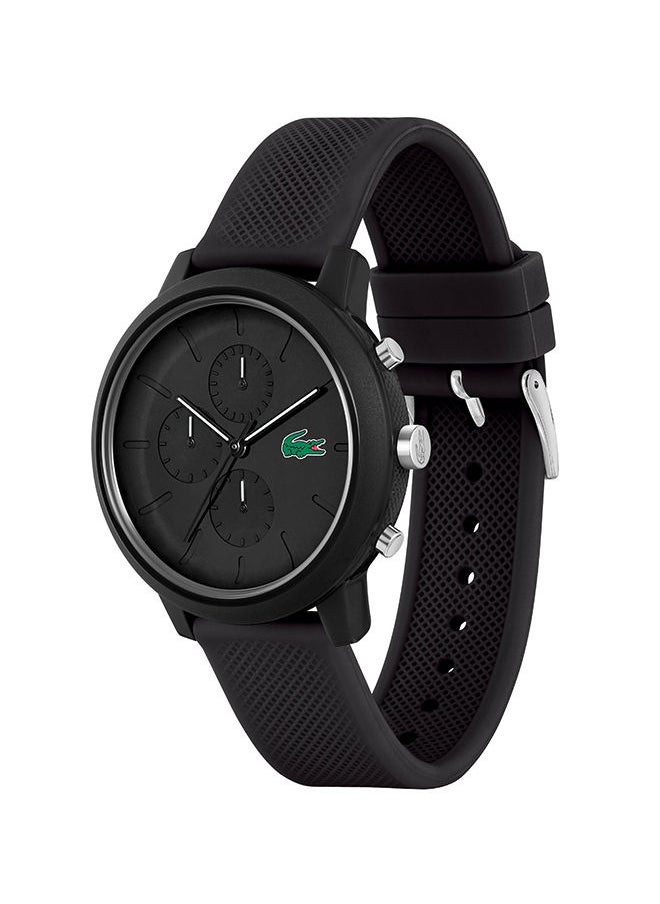 LACOSTE - Men's Chronograph Round Shape Silicone Wrist Watch 2011243 - 43 Mm - Image 1