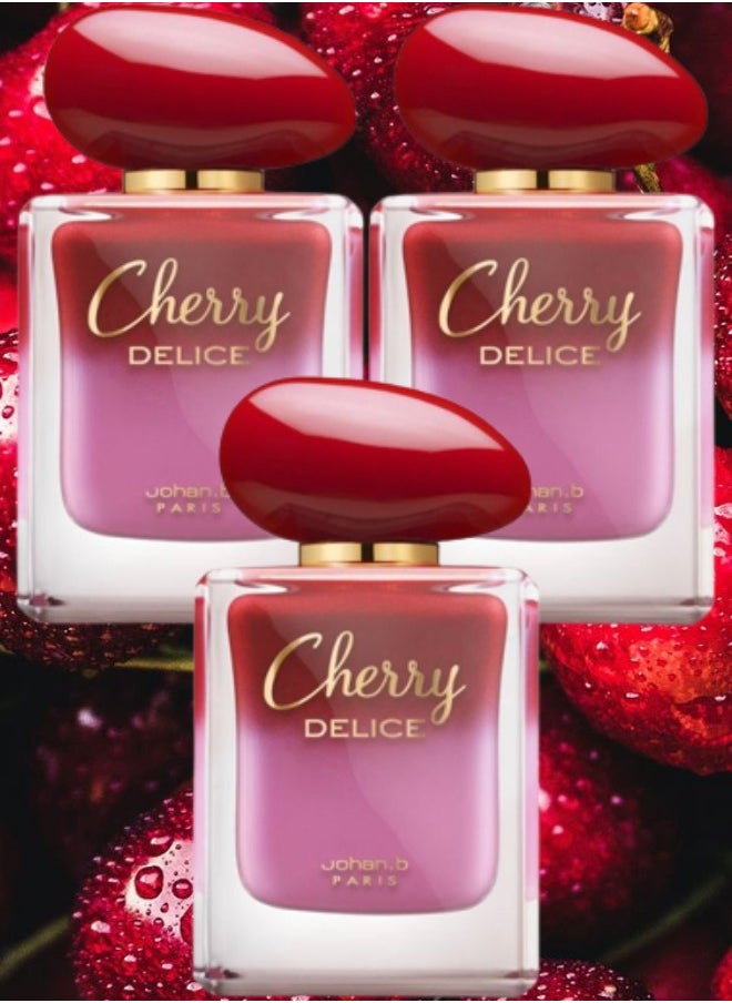 Johan.B Paris 3 Pieces Cherry Delice EDP 85ML  - Image 1