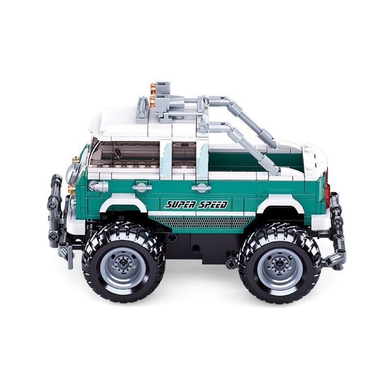 سلوبان مكعبات شاحنة الوحش للطرق الوعرة مع ريموت تحكم 397 قطعة - M38-B1020 - Image 3