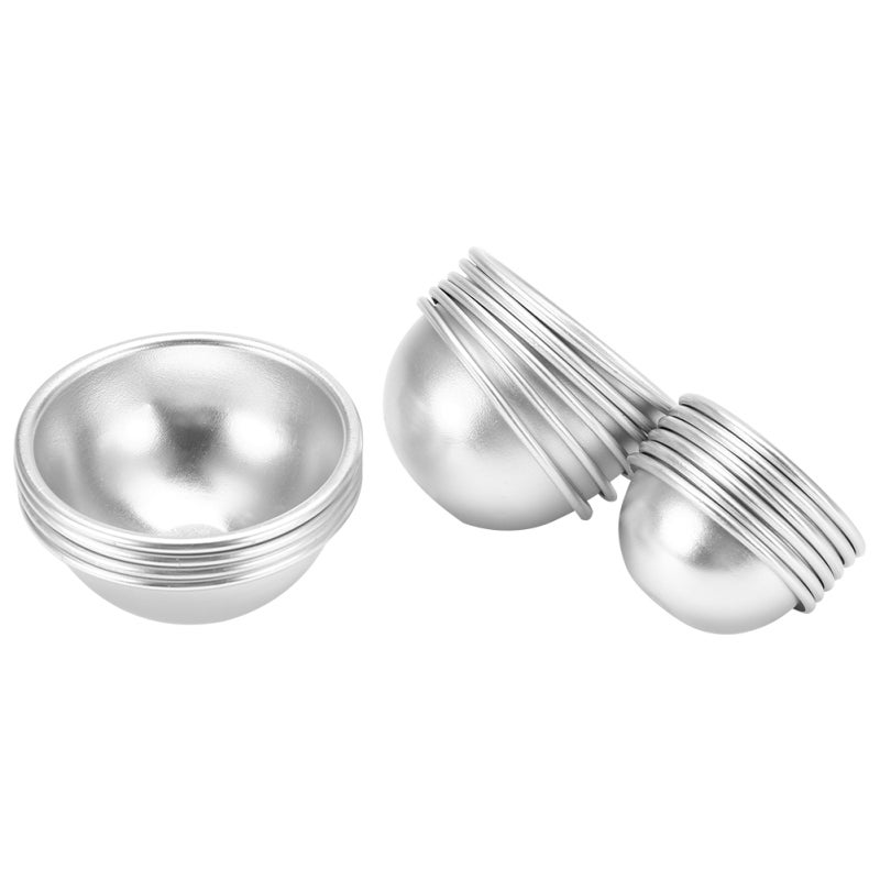 Bath Bomb Molds 1 Set High-Quality Aluminum Alloy Easy to Wash and Demould - Hygienic Durable Fizzy Bath Bomb Molds for Home Spa Handmade Craft Supplies - Image 4