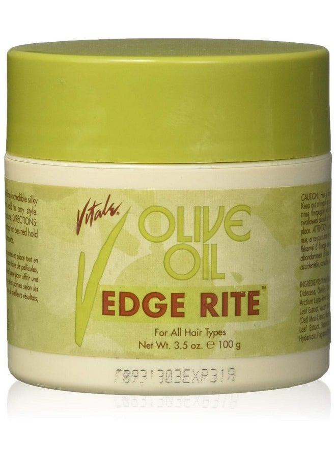 VITALE Olive Oil Edge Rite 3.5 Oz Hair Styling Wax For All Hair Types Good On Color Treatment By Vitale  - Image 2