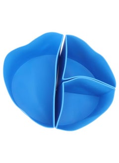 Thoraya 3 in 1 Slow Cooker Liner 6QT Silicone Cook Pot Divider Easy to Clean Slow Cooker Accessories Cooking Liner for Home Restaurant Blue  - Image 1