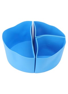 Thoraya 3 in 1 Slow Cooker Liner 6QT Silicone Cook Pot Divider Easy to Clean Slow Cooker Accessories Cooking Liner for Home Restaurant Blue  - Image 2