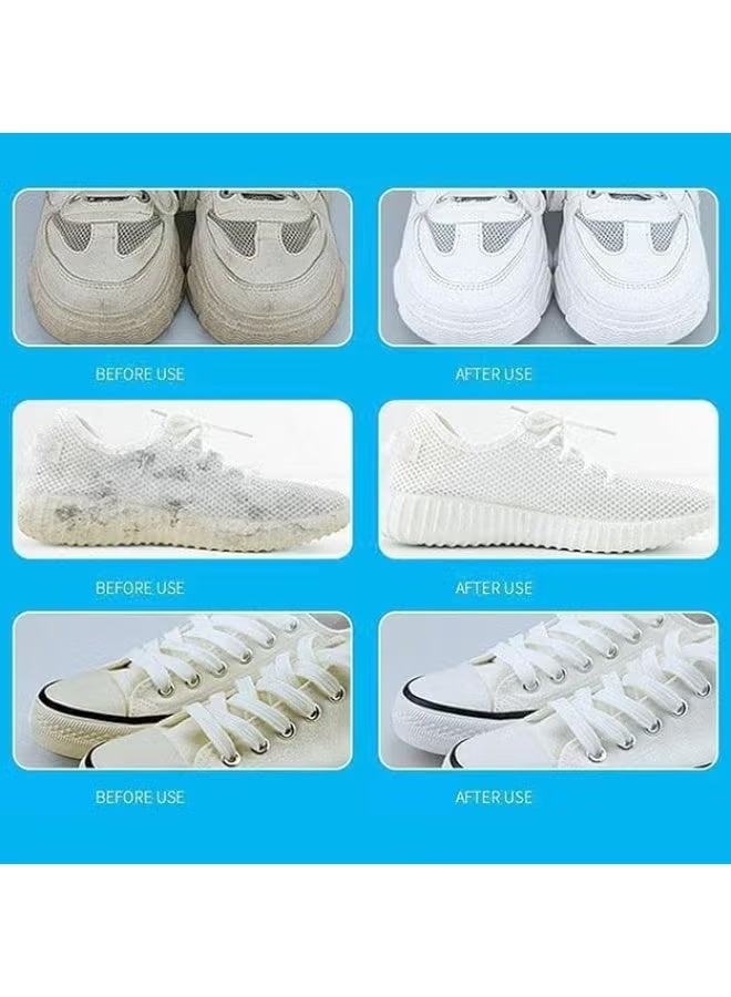 Sneaker Cleaner White Shoes - 100ml White Shoe Cleaning Cream | No Wash Running Shoe Cleaner, Shoe Whitener for Sneakers, Shoe Whitener Sneaker Cleaner for Sneakers (1PC) - Image 2