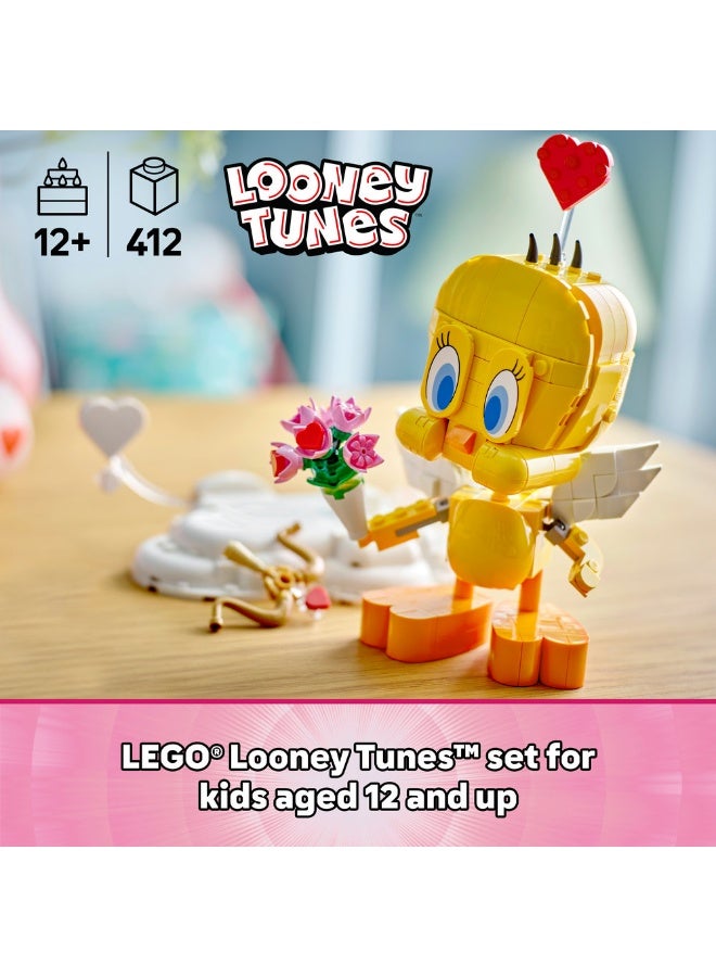 ليغو لوني تونز تويتي بيرد المحبوب، مجموعة مكعبات بناء نموذج طائر للأطفال بعمر ١٢ سنة وأكثر (٤١٢ قطعة) 40824 - Image 3