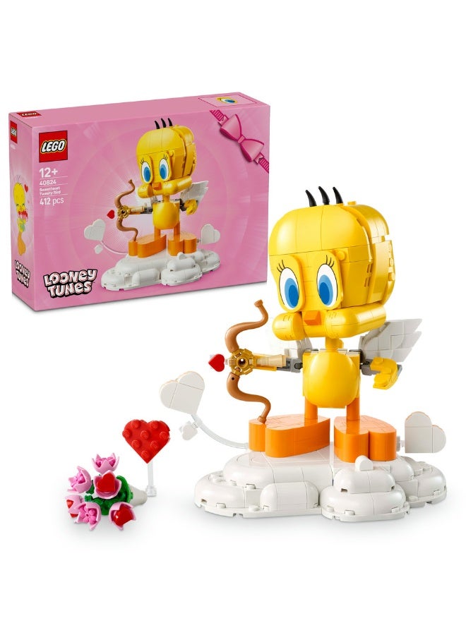 ليغو لوني تونز تويتي بيرد المحبوب، مجموعة مكعبات بناء نموذج طائر للأطفال بعمر ١٢ سنة وأكثر (٤١٢ قطعة) 40824 - Image 1