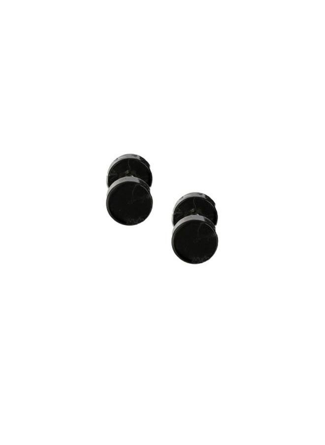 Priyaasi Elegant Men Metal Earrings with pattern and secured with Post and Back closure and styled in ideal for Western moments — a must-have for your statement wardrobe.  - Image 2