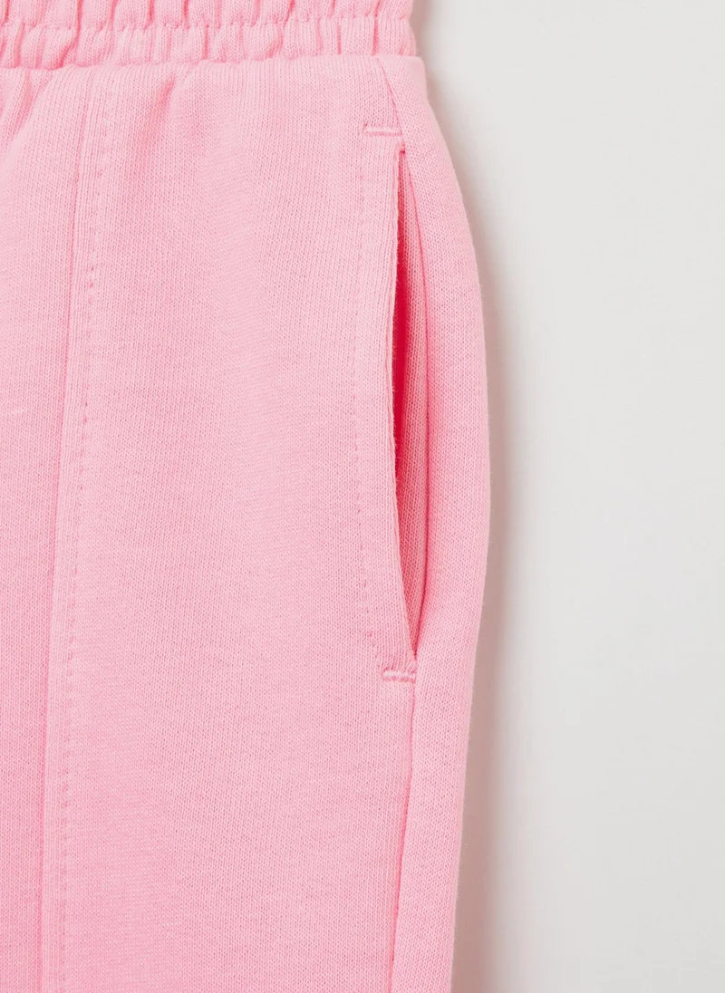 Ovs OVS Plush Joggers With Embossed Seams
