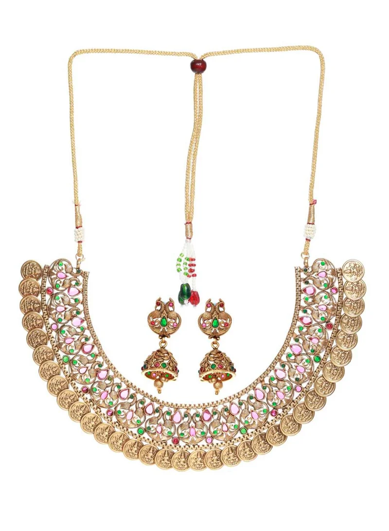 Priyaasi Studded Layered Necklace