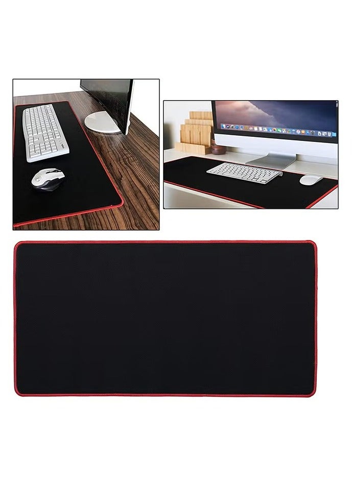 Nonslip Gaming Mouse Pad Black \ red - Image 1