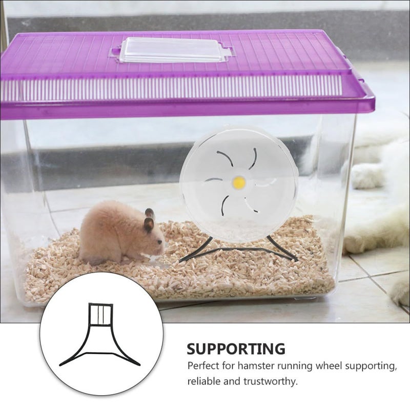 Iron Hamster Wheel Holder Storage Stand For Small Pets Under 22cm - Image 4