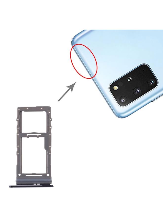 erorex For Samsung Galaxy S20+ / Galaxy S20 Ultra SIM Card Tray + Micro SD Card Tray (Black) - Image 1