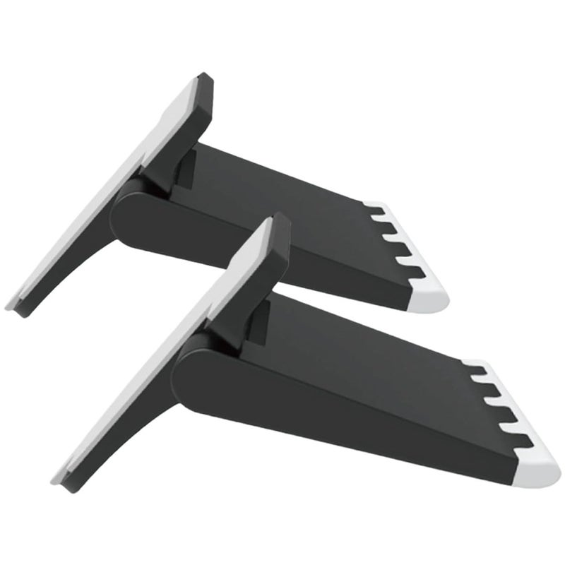 Foldable Adjustable Laptop Stand Portable Notebook Cooler Riser Black Mini Holder - Image 2