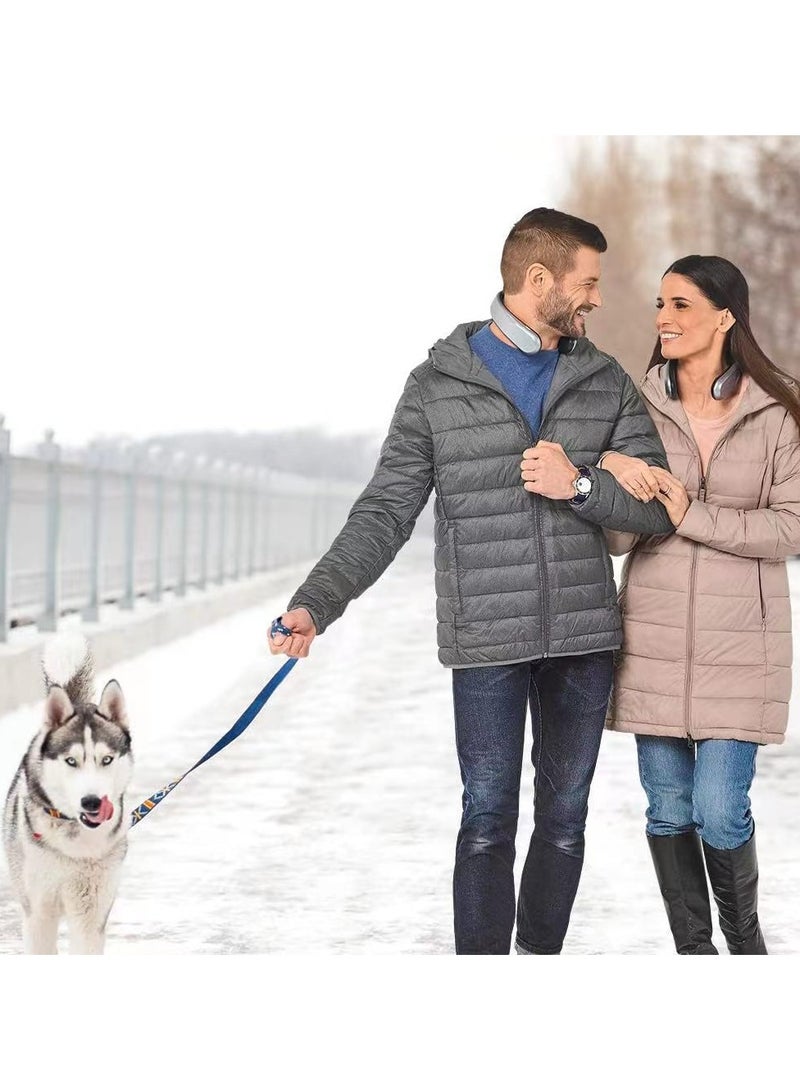 general Neck Heater with 4 Temperature Settings - USB Rechargeable Electric Neck Warmer Overheat Protection Portable for Home Office Travel - Image 4